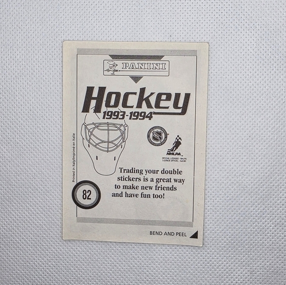 1993-94 Panini Hockey Jaromir Jagr Pittsburgh Penguins #82 Sticker - Picture 3 of 3